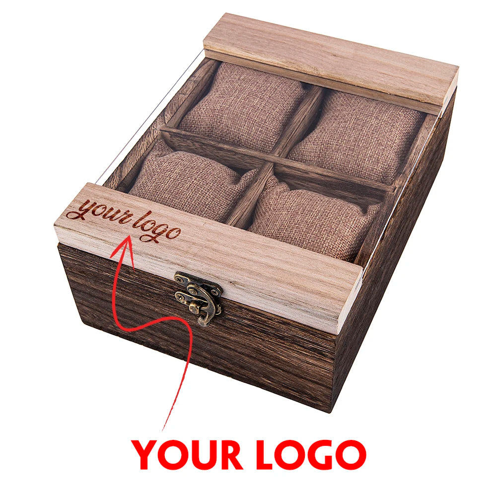 BoboBird Wooden Watch Display & Storage Box - Organizer with PIllow Inserts