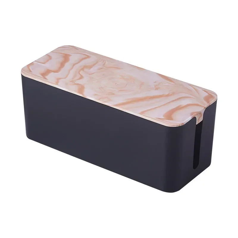 Eco-Friendly Wire & Cable Organizer Box-Minimalist Home Storage