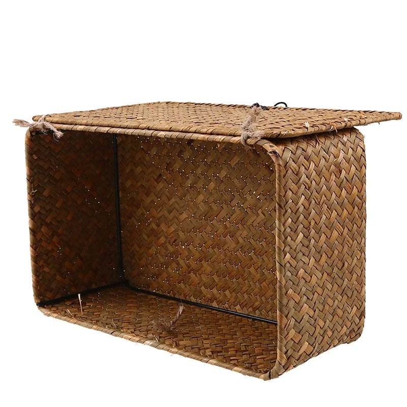 Handwoven Rattan Storage Baskets