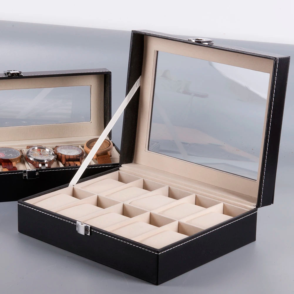 BoboBird Wooden Watch Display & Storage Box - Organizer with PIllow Inserts
