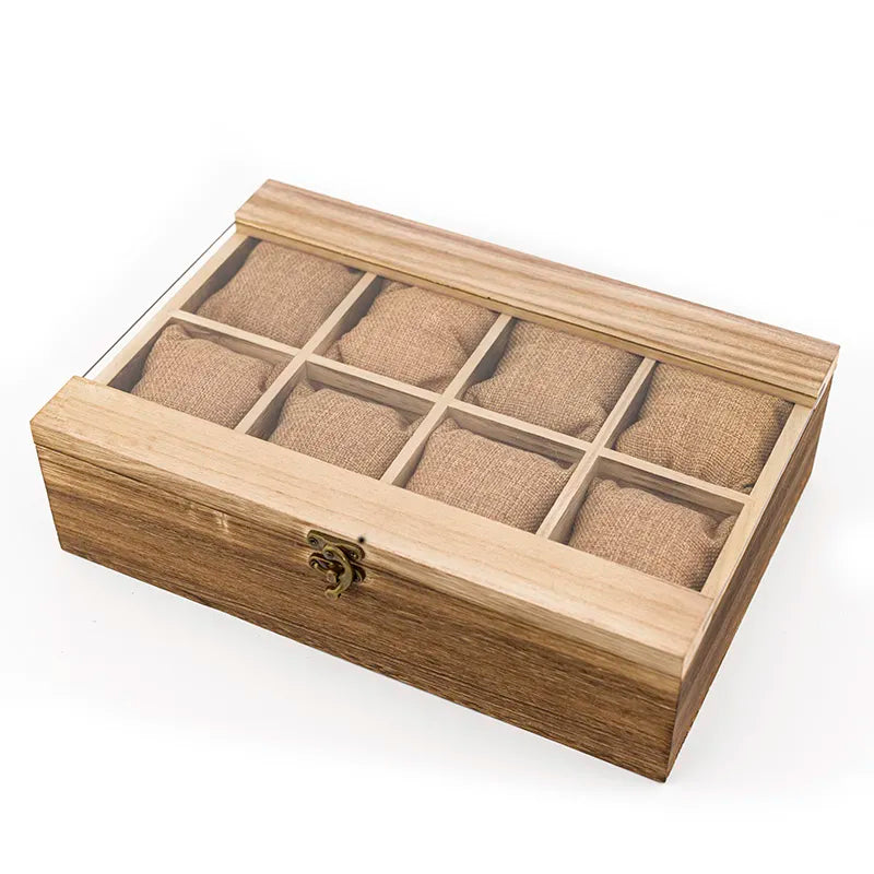 BoboBird Wooden Watch Display & Storage Box - Organizer with PIllow Inserts