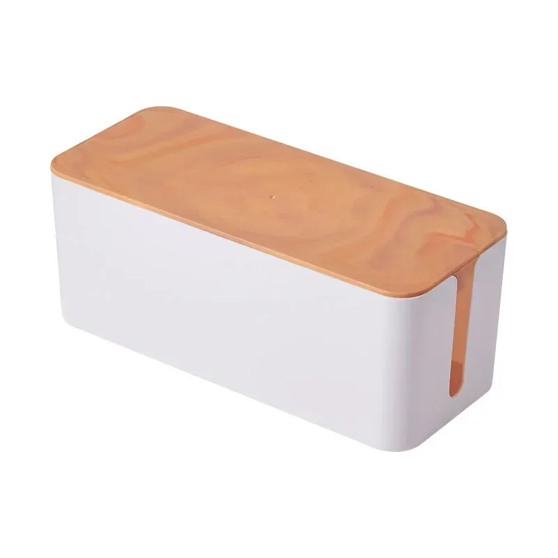 Eco-Friendly Wire & Cable Organizer Box-Minimalist Home Storage