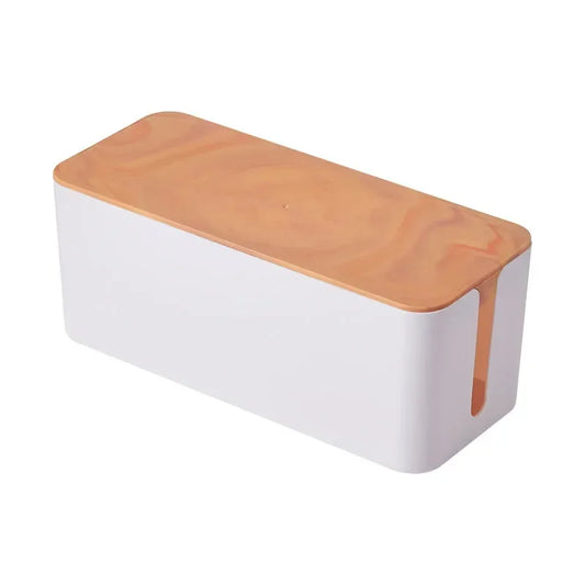 Eco-Friendly Wire & Cable Organizer Box-Minimalist Home Storage