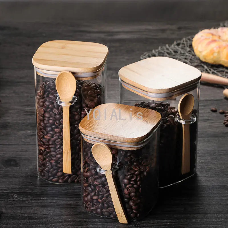 EcoGlass Pantry Jar with Spoon - 800–1200ml