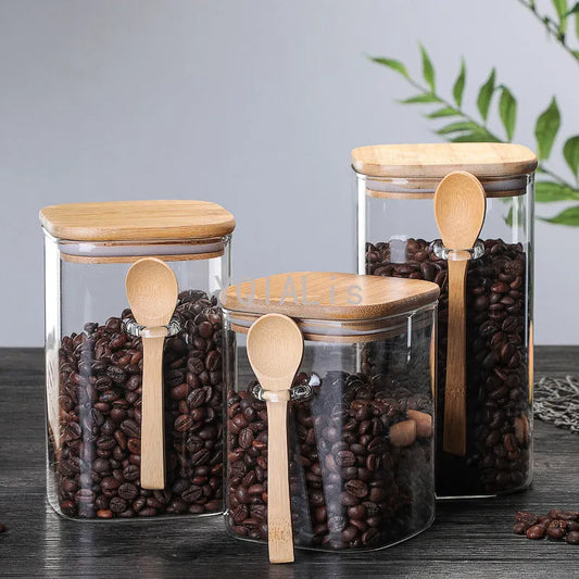 EcoGlass Pantry Jar with Spoon - 800–1200ml