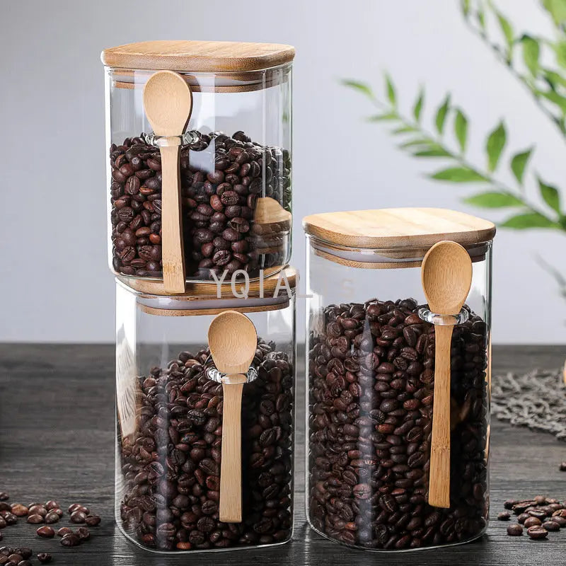 EcoGlass Pantry Jar with Spoon - 800–1200ml