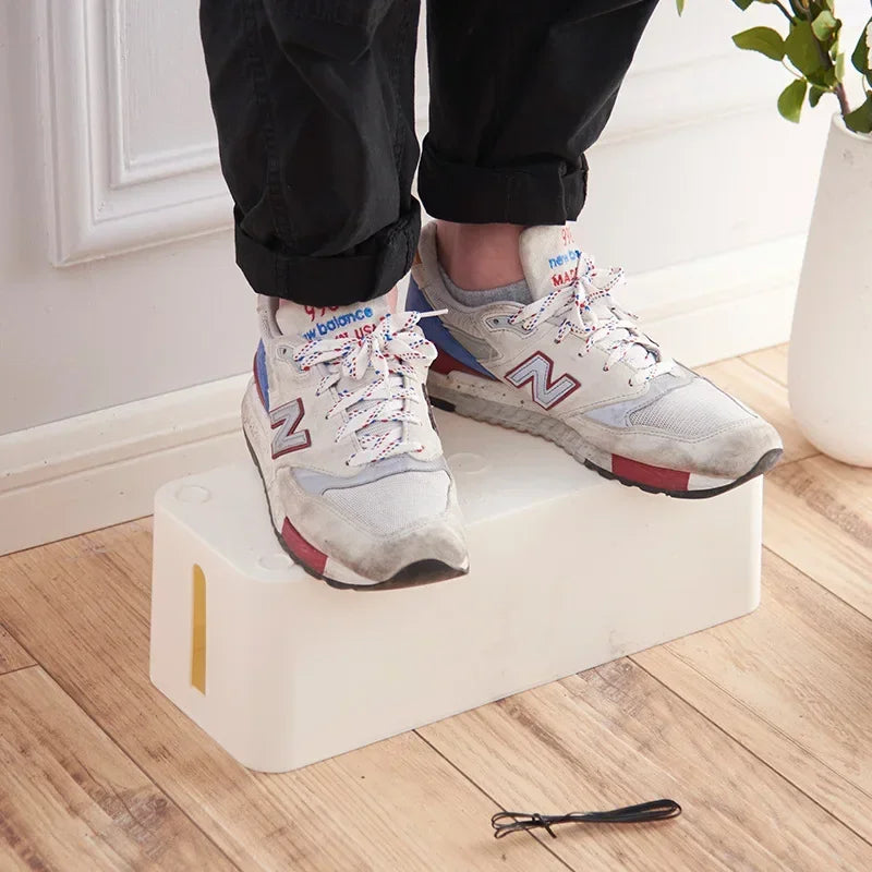 Eco-Friendly Wire & Cable Organizer Box-Minimalist Home Storage