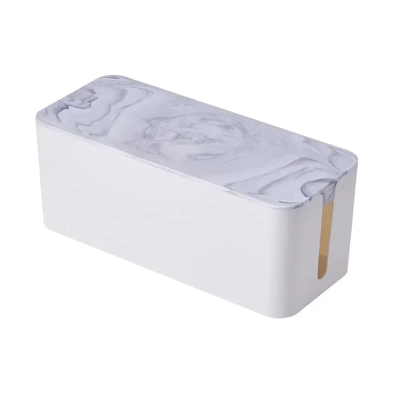 Eco-Friendly Wire & Cable Organizer Box-Minimalist Home Storage